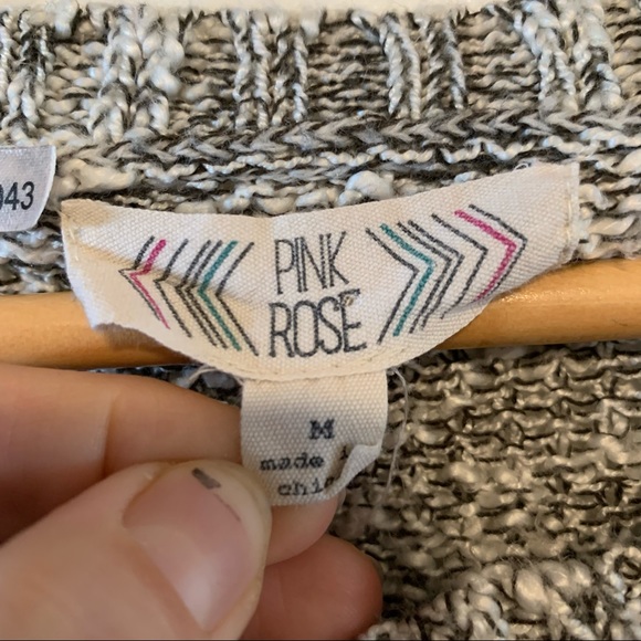 Pink Rose | Knit Striped Sweater - Picture 14 of 16
